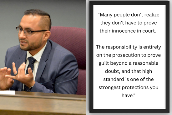 Quote From Criminal Defence Lawyer Khalid Akram.